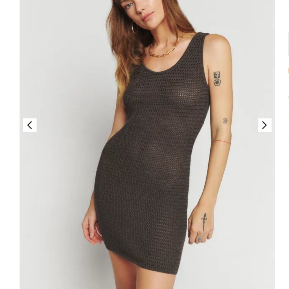 Randall Cotton Knit Mini Dress
